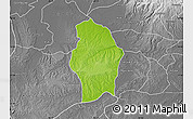 Physical Map of Juan Rodriguez Clara, desaturated