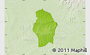 Physical Map of Juan Rodriguez Clara, lighten