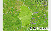Physical Map of Juan Rodriguez Clara, satellite outside