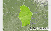 Physical Map of Juan Rodriguez Clara, semi-desaturated