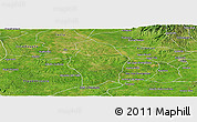 Satellite Panoramic Map of Juan Rodriguez Clara