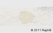 Shaded Relief Panoramic Map of Juan Rodriguez Clara, lighten
