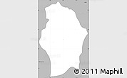 Gray Simple Map of Juan Rodriguez Clara