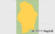 Savanna Style Simple Map of Juan Rodriguez Clara