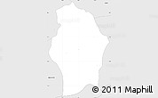 Silver Style Simple Map of Juan Rodriguez Clara