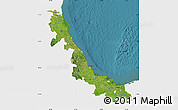 Satellite Map of Veracruz, single color outside