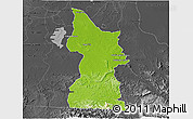 Physical 3D Map of Minatitlan, darken, desaturated