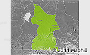 Physical 3D Map of Minatitlan, desaturated