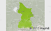 Physical 3D Map of Minatitlan, lighten, semi-desaturated