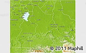 Physical 3D Map of Minatitlan