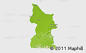 Physical 3D Map of Minatitlan, single color outside