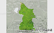 Satellite 3D Map of Minatitlan, lighten, semi-desaturated
