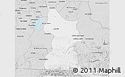 Silver Style 3D Map of Minatitlan