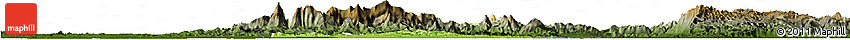 Physical Horizon Map of Minatitlan, darken