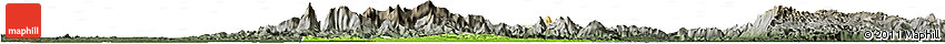 Physical Horizon Map of Minatitlan, darken, semi-desaturated
