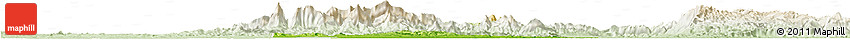 Physical Horizon Map of Minatitlan, lighten