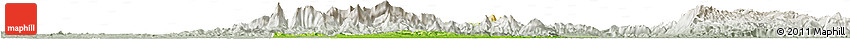 Physical Horizon Map of Minatitlan, lighten, semi-desaturated