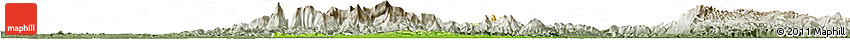 Physical Horizon Map of Minatitlan, semi-desaturated