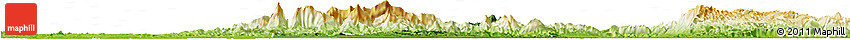 Satellite Horizon Map of Minatitlan, physical outside