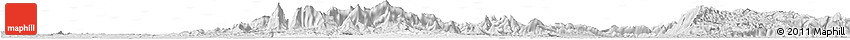 Silver Style Horizon Map of Minatitlan