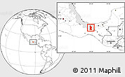 Blank Location Map of Minatitlan, highlighted parent region