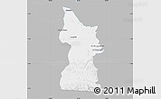 Gray Map of Minatitlan, single color outside