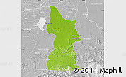 Physical Map of Minatitlan, lighten, desaturated