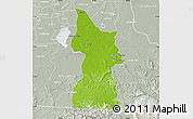 Physical Map of Minatitlan, lighten, semi-desaturated