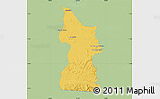 Savanna Style Map of Minatitlan, single color outside