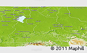 Physical Panoramic Map of Minatitlan