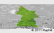 Satellite Panoramic Map of Minatitlan, lighten, desaturated