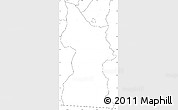 Blank Simple Map of Minatitlan, no labels