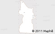 Classic Style Simple Map of Minatitlan, cropped outside