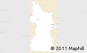 Classic Style Simple Map of Minatitlan, single color outside