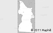 Gray Simple Map of Minatitlan