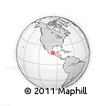 Outline Map of Orizaba