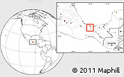 Blank Location Map of Oteapan