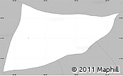 Gray Simple Map of Oteapan