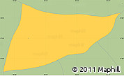 Savanna Style Simple Map of Oteapan