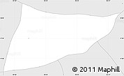 Silver Style Simple Map of Oteapan