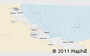 Classic Style Panoramic Map of Veracruz, single color outside