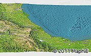 Satellite Panoramic Map of Veracruz