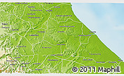 Physical 3D Map of Papantla