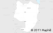 Silver Style Simple Map of Papantla