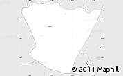 Silver Style Simple Map of Perote