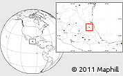 Blank Location Map of Platon Sanchez