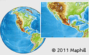 Physical Location Map of Platon Sanchez, highlighted parent region, within the entire country