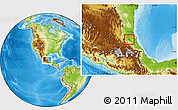 Physical Location Map of Platon Sanchez
