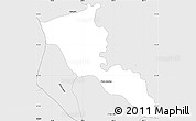 Silver Style Simple Map of Platon Sanchez