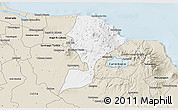 Classic Style 3D Map of San Andres Tuxtla